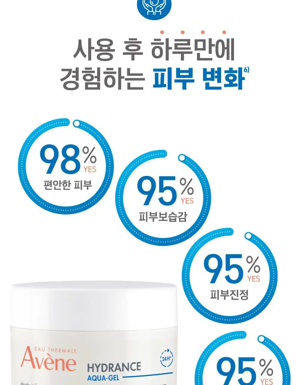 [수분 /보습] 아벤느 이드랑스 아쿠아 크림-인-젤 EX 수분 크림 50ml 상세페이지 9